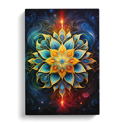 Mandala Conceptual No.2 - Wrapped Canvas Print