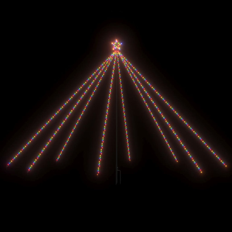 Ornement en forme de sapin de Noël à DEL, Noir, 16.4'