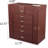 14.2'' H Faux Leather Jewelry Box with Integrated Mirror-549718417