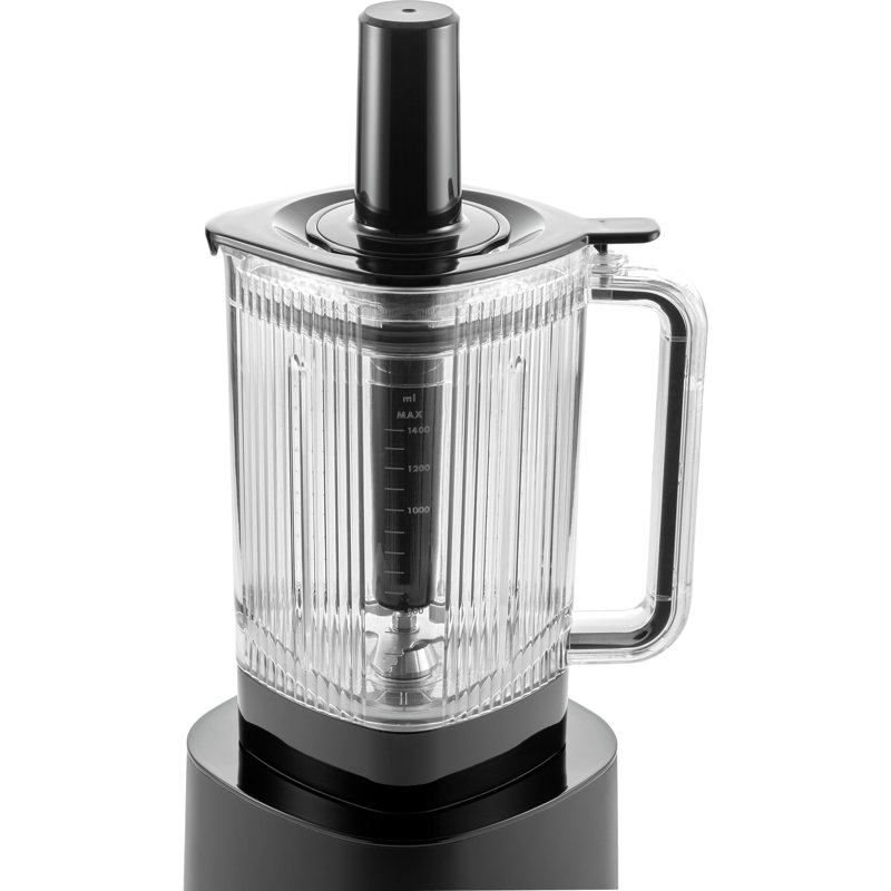 ZWILLING Enfinigy 64-oz. Countertop Power Blender, Smoothie Blender, Crush Ice, Frozen Desserts, Silver and Black, Black