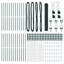 100cm H x 5000cm W Metal Border Fencing
