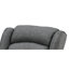 Chaise berçante, densité de mousse D18 / 24, plancher de 8 po, hauteur de 36,86 po, chaise en tissu gris, structure intérieure en bois, hauteur du produit