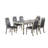 Liscci Solid Wood Base Dining Table