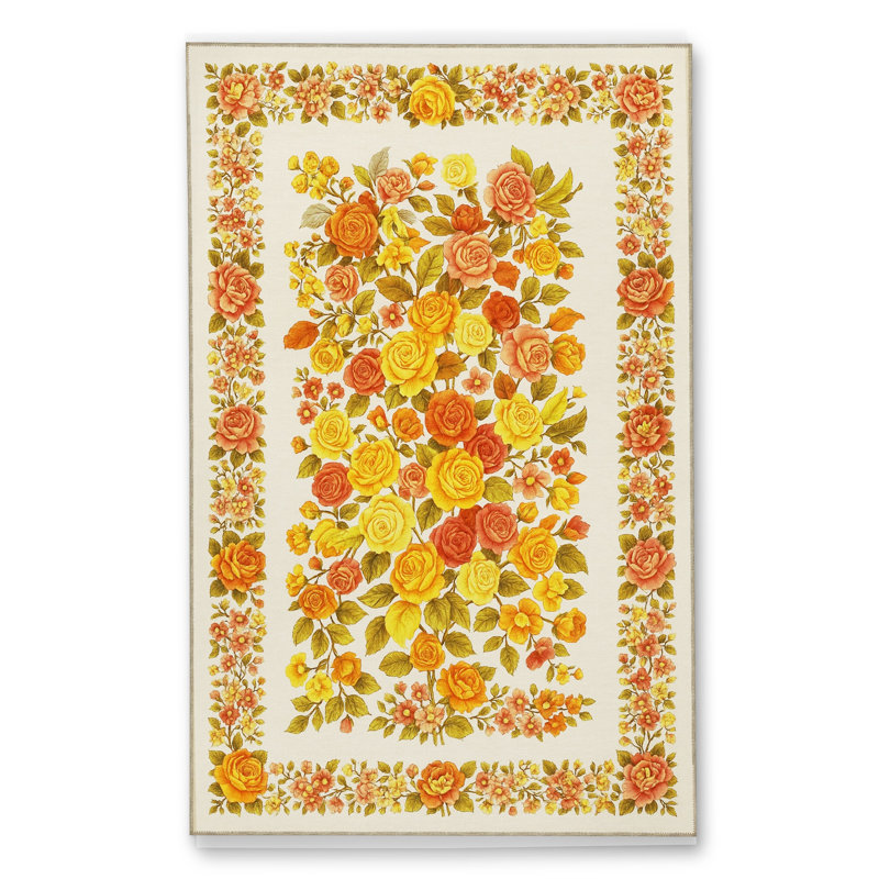 Tapis beige tissé traditionnel Mosso, 3'3" x 9'10"