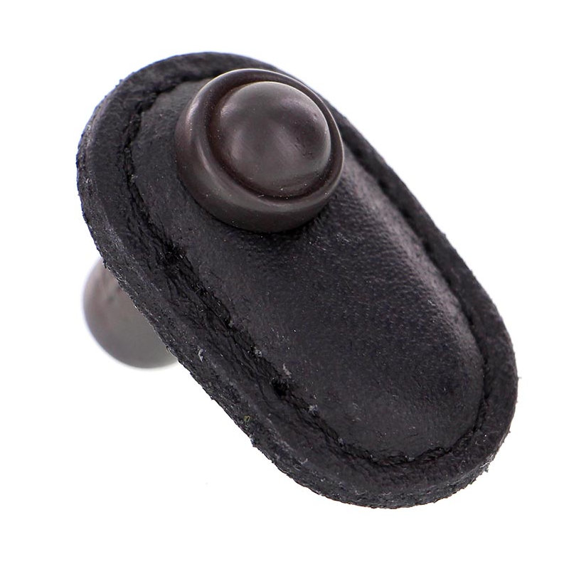 Sanzio Novelty Knob, Polished Nickel, Black