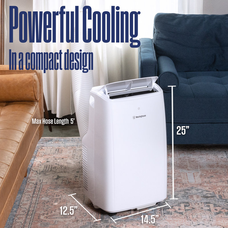 Westinghouse 10,000 BTU White Portable Air Conditioner with Remote
