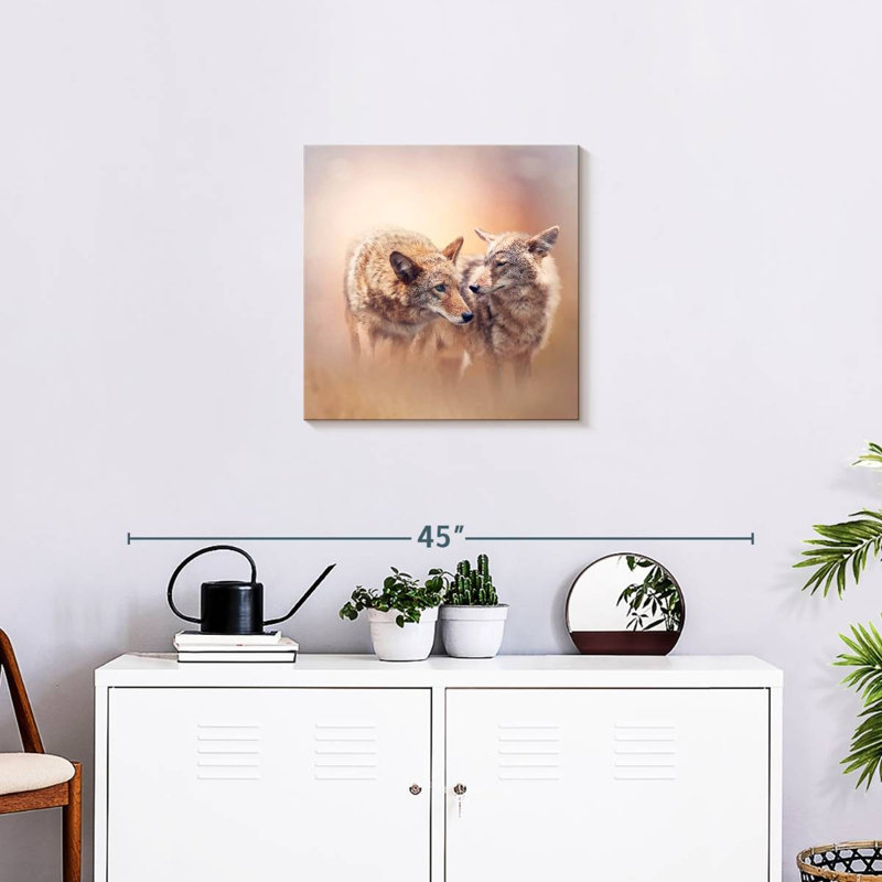 Crowle Dreamy Coyotes, 20" H x 20" W