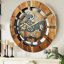Solid Wood Wall Clock-1923536174