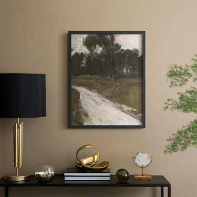 Vintage Landscape CCLXII Framed Print - Solid Wood