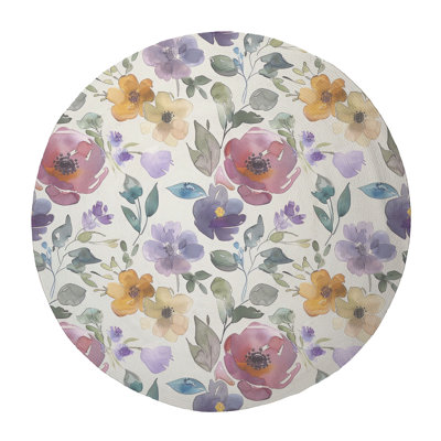 Tapis tressé Blossom Burst