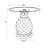Ehmann Glass Top End Table