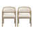 White Cushion/Light Ash Frame