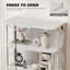 Display Cabinet with Glass Doors & 3 Color Lights-925670327
