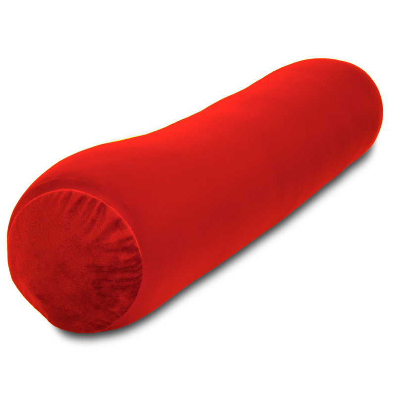 Mooshi Squishy Microbead Body Pillow Cover, Red