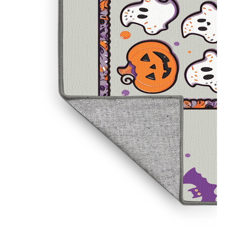 Tapis de Noël lavable The Holiday Aisle®, Rectangle de 5 pi x 8 pi
