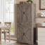 Armoire de rangement avec portes et tablettes, garde-manger de 71 pouces de hauteur, garde-manger autoportant à 4 portes-130023847