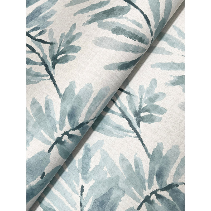 Papier peint Serenade Blue Ferns, Bleu
