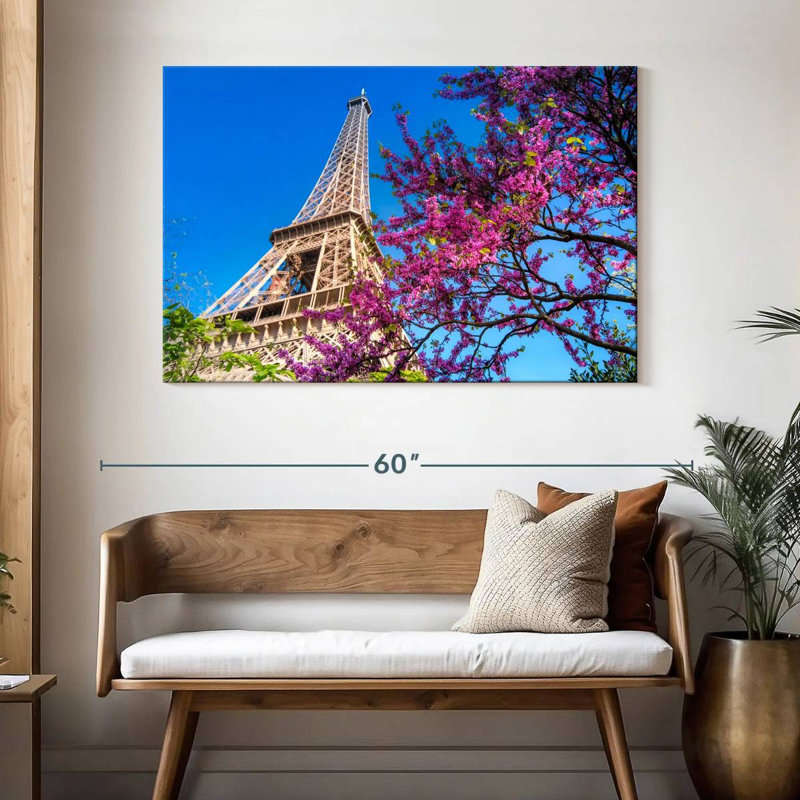 Fleurs de la Tour Eiffel, H 32 po x l 48 po