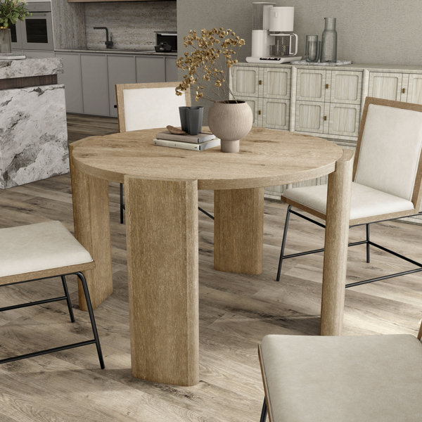 Hokku Designs Glosco Round Dining Table - Wayfair Canada