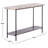 Macklyn Oval Marble Top Console Table
