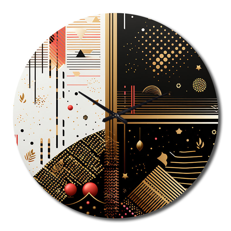 Horloge murale Boho Chic Bliss, Grand