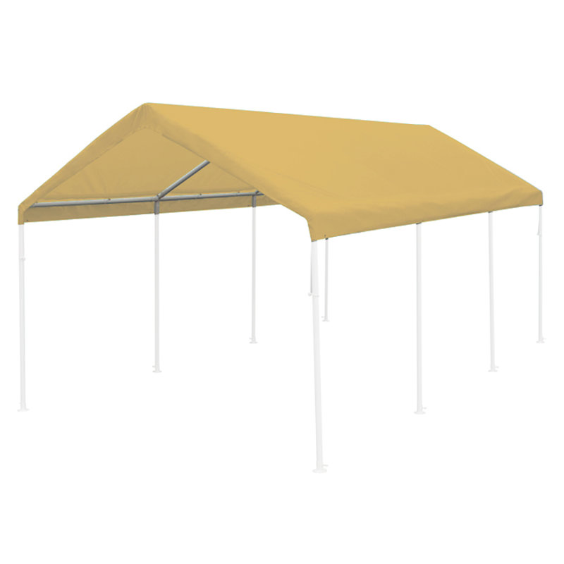 Universal Replacement Drawstring Roof Cover, 2"H x 120" W x 240"D, Tan
