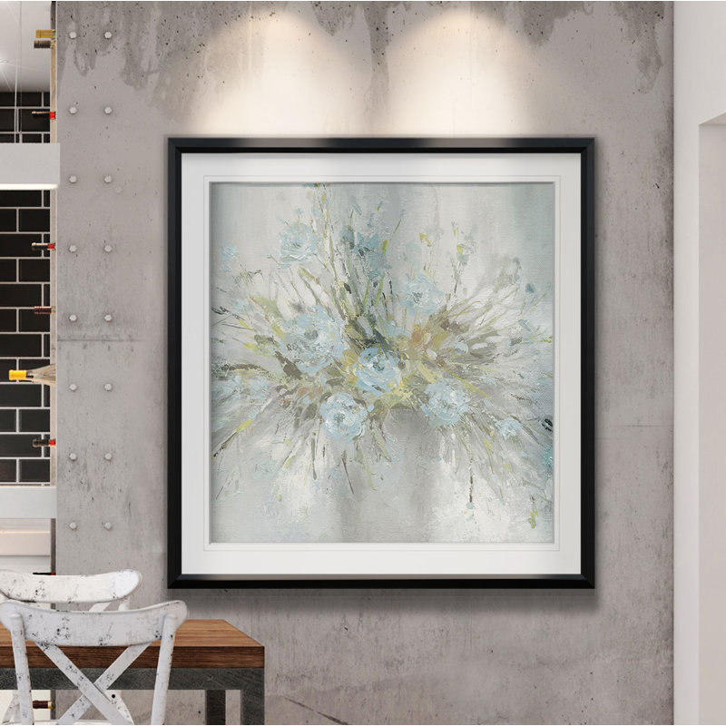 Soupçon de crépuscule - Peinture, H 16 po x l 16 po x P 1,5 po, Cadre noir