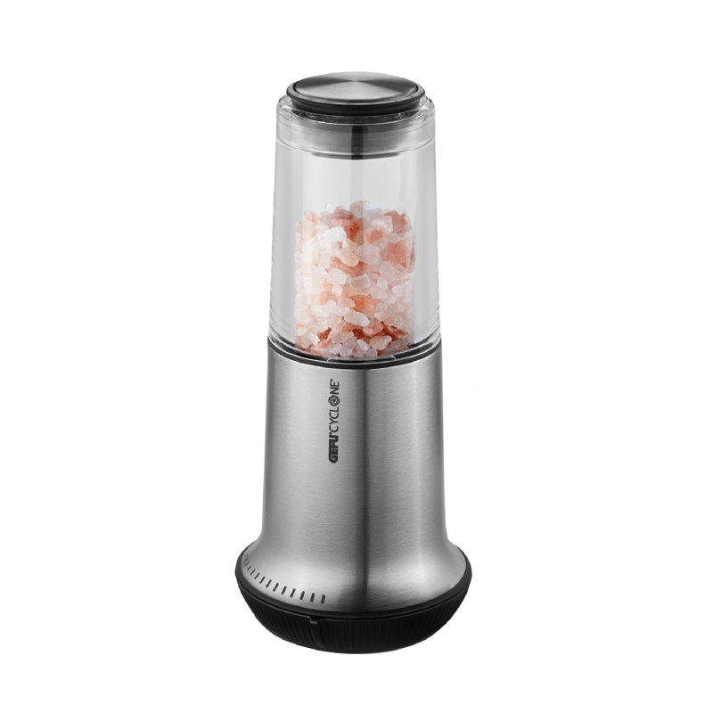 Brand No Power Source Required / Manual Salt & Pepper Shaker, Silver