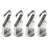 Cooks Standard 4-pack Solid Cast Aluminum Ceiling Hooks For Pot Rack, Fixed Hook