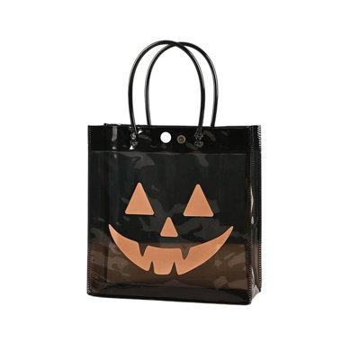 Internet Celebrant Transparent Handbag Gift Bag Accompanying Handbag Halloween Candy Packaging Bag Printable Sense Gift Bag