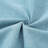 Light Blue Fabric Storage Bench with Rolled Arms