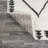Schlenker Moroccan Diamond Shag White/Gray Rug-1578098908