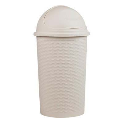 Poubelle de cuisine à roulettes avec couvercle Mind Reader 55L Mind Mind