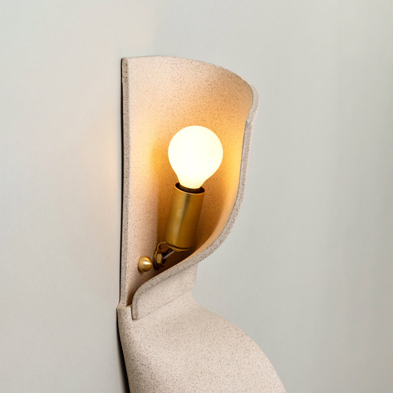 DOUBLE SHAI SCONCE, Sand