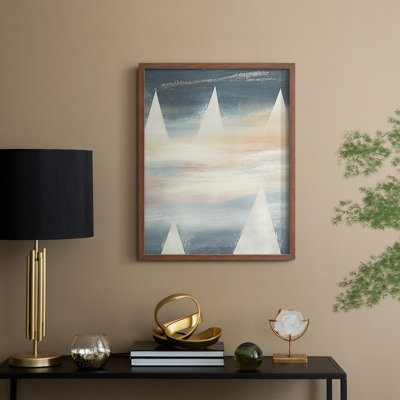«Christmas Holiday Art DCCDXI», reproduction d'art encadrée - bois massif