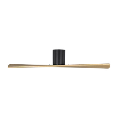  Plank Smart 52 Hugger Indoor Ceiling Fan with Natural Honey blades and Handheld Remote