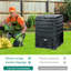 120 Gallons Plastic Outdoor Stationary Composter