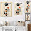 «Waning With The Moon Circular Retro Geometrics», art mural moderne géométrique, salon-398006016-437244557