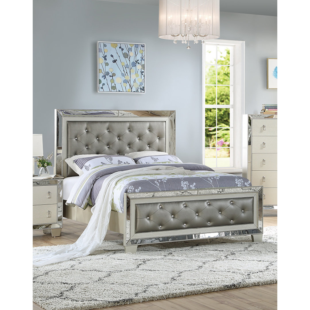 Upholstered Platform Bed Everly Quinn 