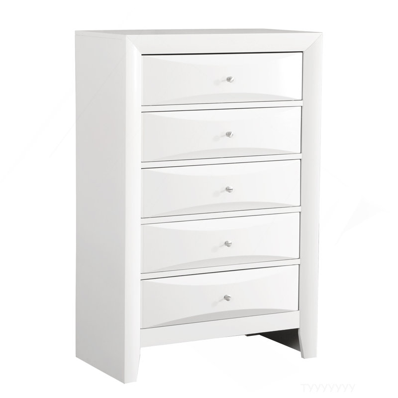Commode Marilla, blanc, Blanc