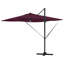 Roma Parasol with LED Strip Lights Aluminium and Polyester Garden Shade-515771273-515771277