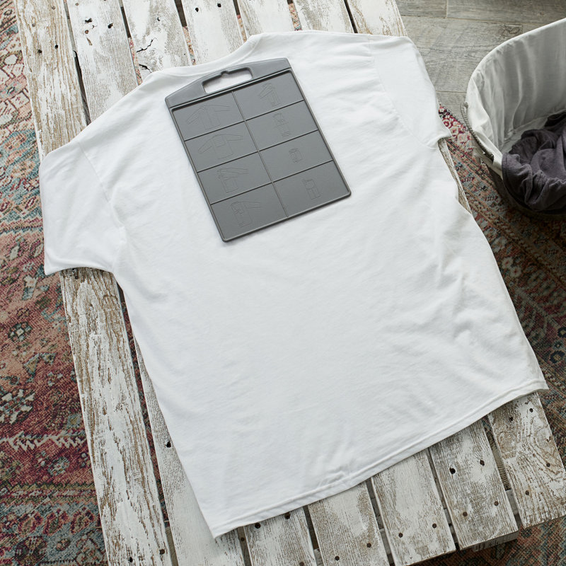 Shirt Folding Board For T-Shirts, Polos And Dress Shirts
