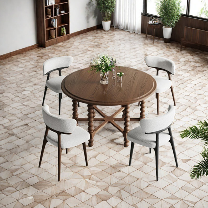 Ensemble de table de salle à manger, H 29,53 po x L 51,18 po x l 51,18 po