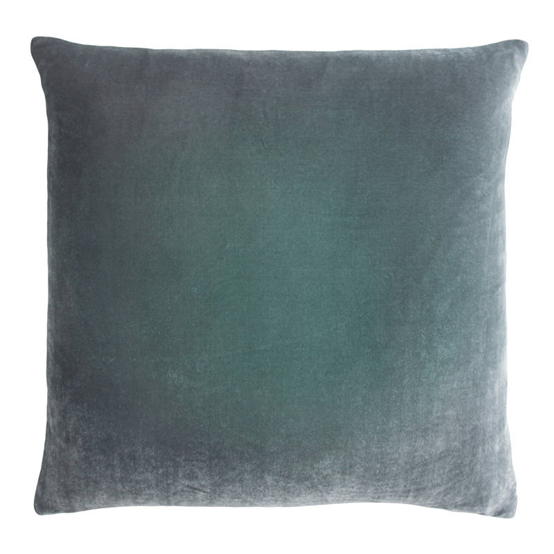 Square Pillow Cover & Insert, Jade, Square 18"