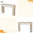 Entryway Table,Two Hidden Handle Drawers, Console Table