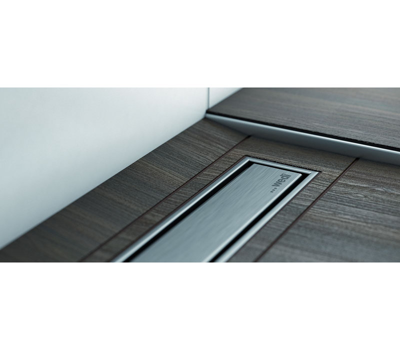 wedi Linear Drain Cover Frame - (28"x2.5"x.25"), Natural