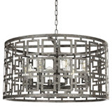 Fifth 8 - Light Unique Drum Chandelier