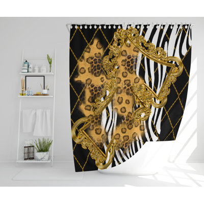 Griselda Polyester Shower Curtain Set