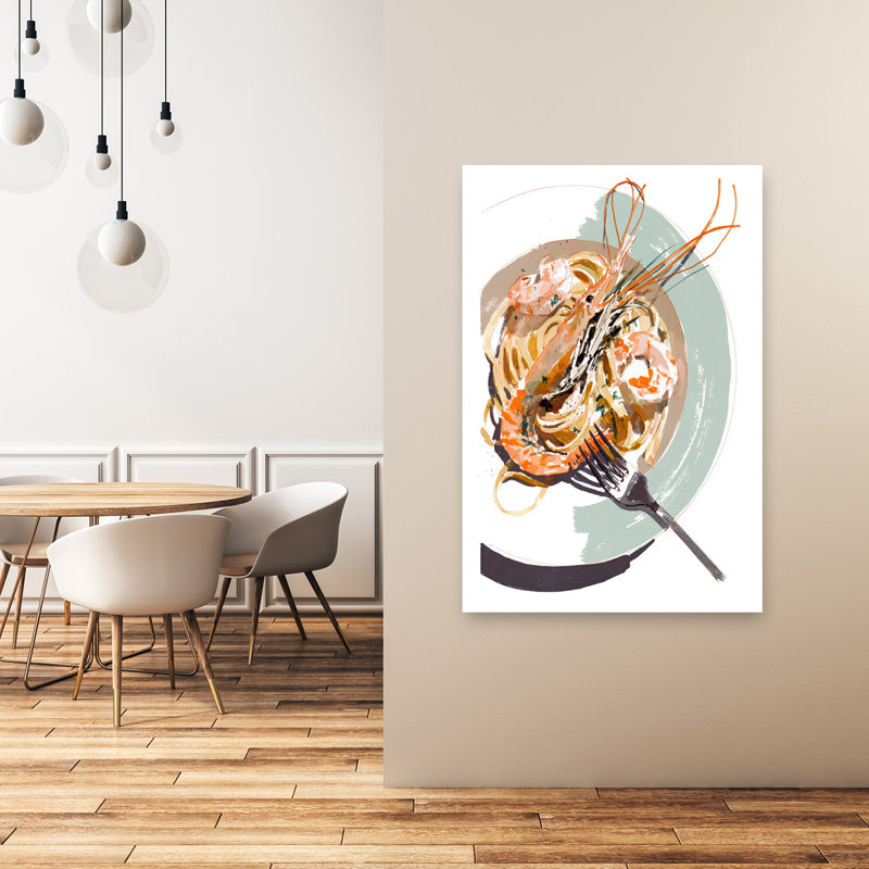 Art mural contemporain Gourmet, 48" H x 32" W
