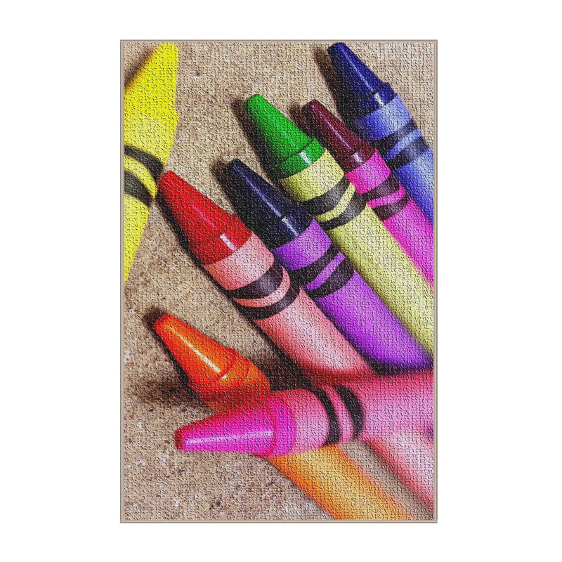 Tapis mauve Crayons, Rectangle 2 pi x 3 pi